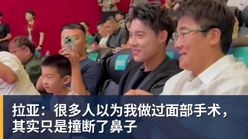 拉亚：很多人以为我做过面部手术，其实只是撞断了鼻子